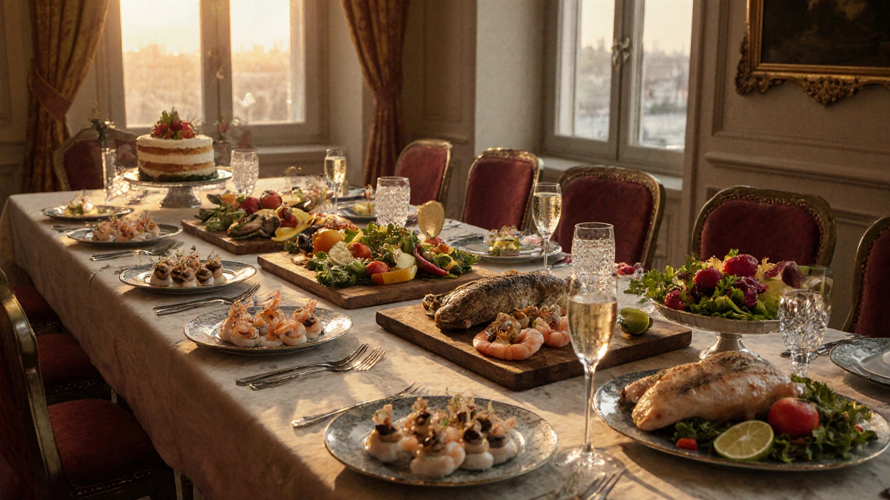 Что должно входить в банкетное меню: полный список блюд для праздничного стола