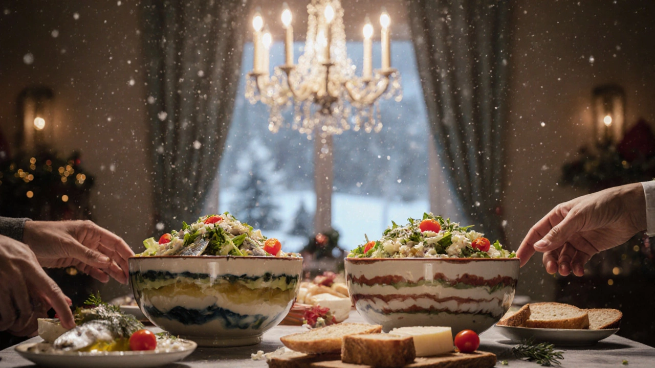 Сколько салата нужно на 10 человек: точные нормы для праздничного стола