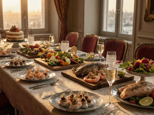 Что должно входить в банкетное меню: полный список блюд для праздничного стола
