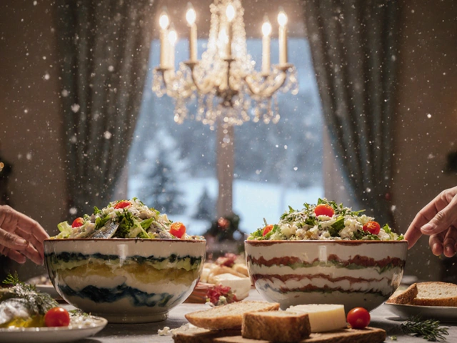 Сколько салата нужно на 10 человек: точные нормы для праздничного стола