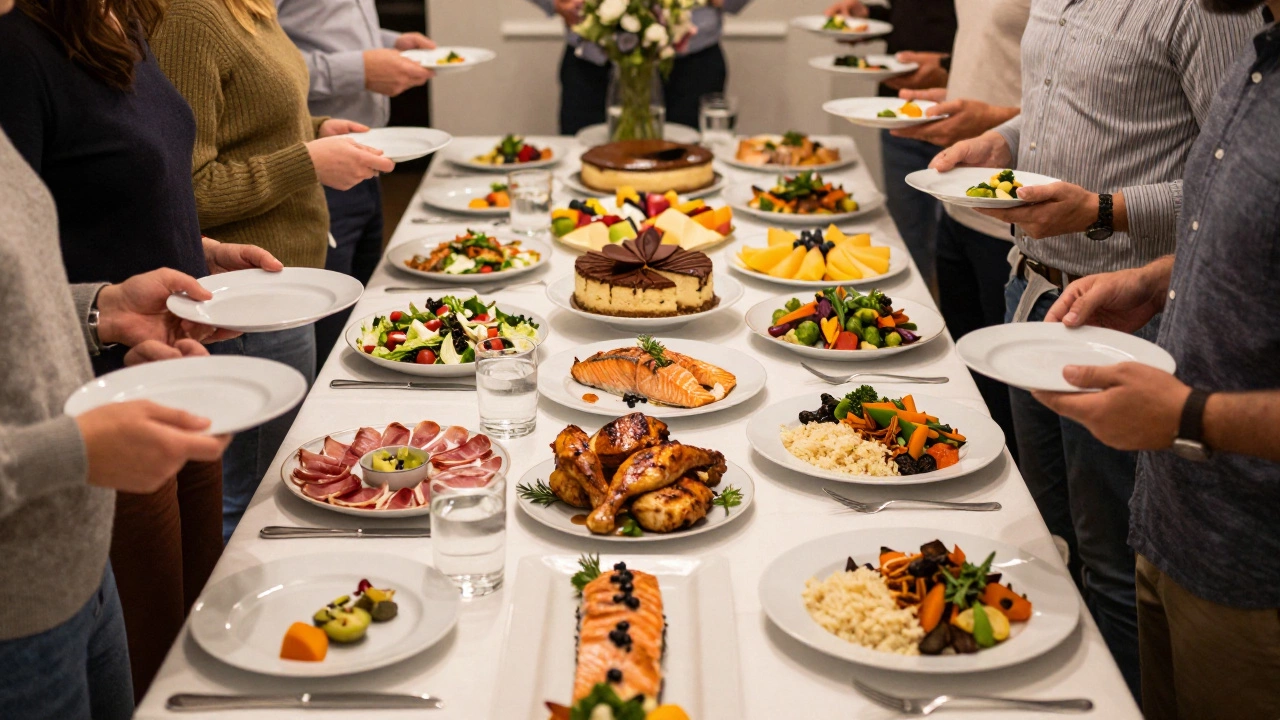 Сколько еды нужно на одного человека на банкете: точные нормы для разных блюд