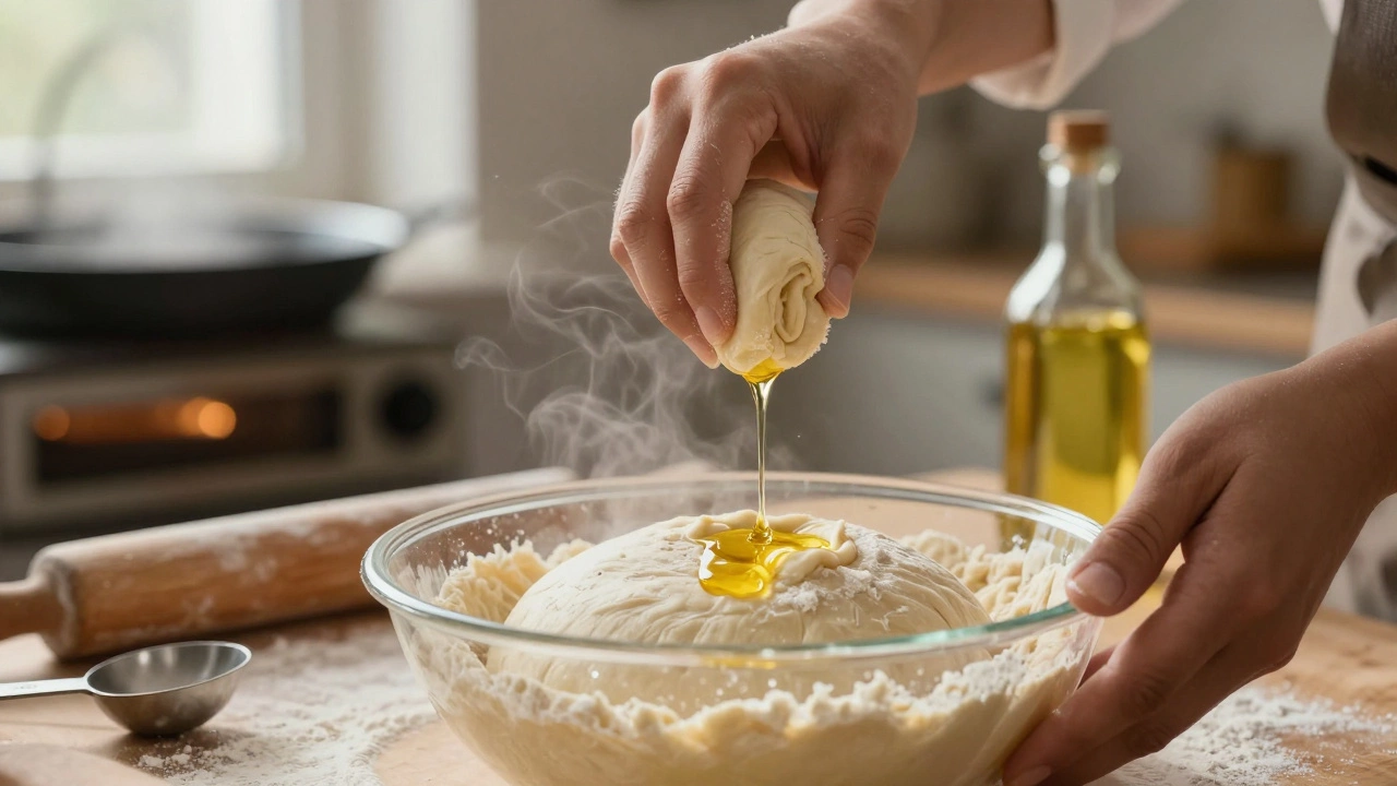 Зачем в тесто добавляют подсолнечное масло: практические причины и эффект