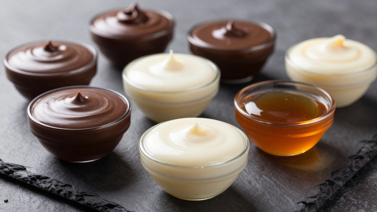 Разнообразные типы сладких покрытий на поверхности