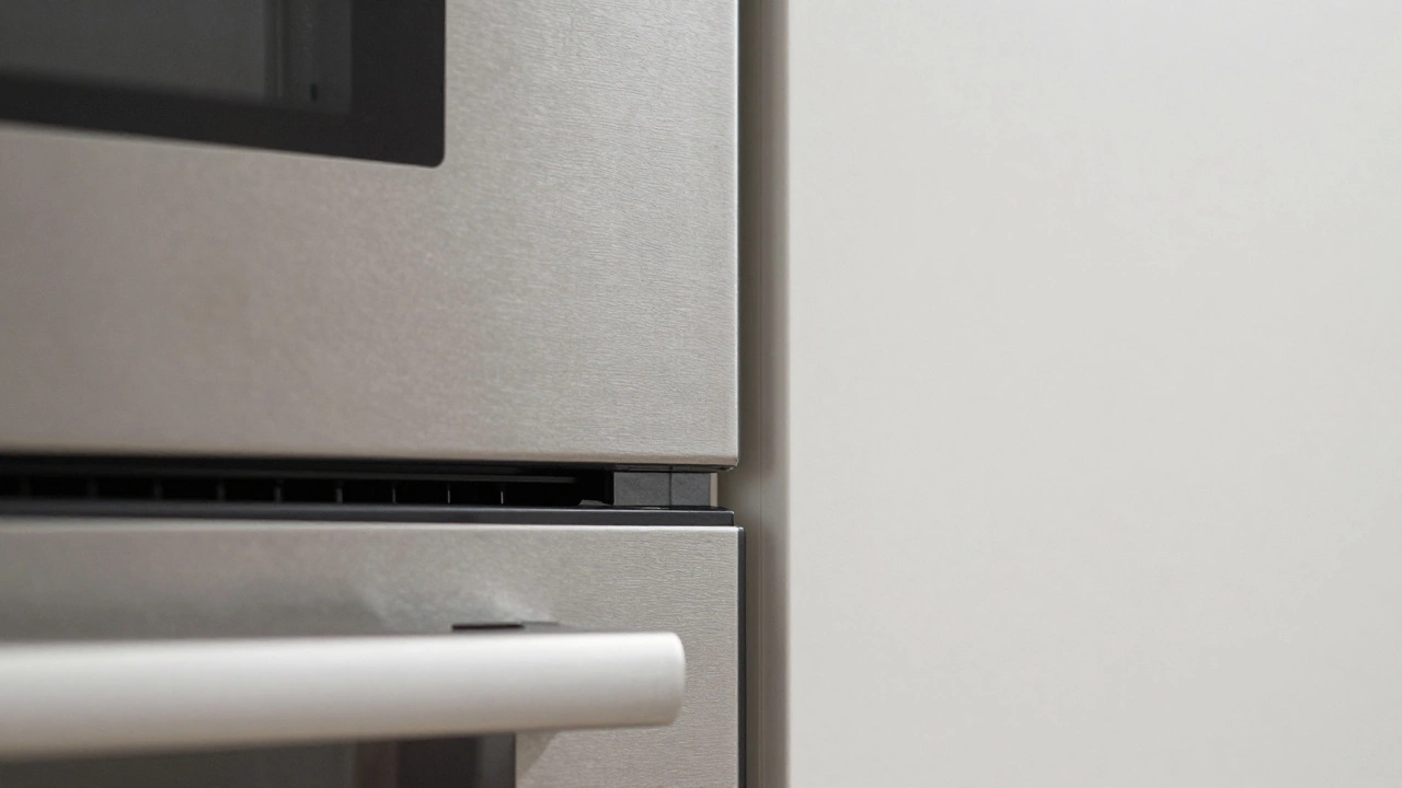 Зазор для вентиляции вокруг корпуса духового шкафа.